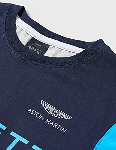 Hackett London Amr Multi tee LS Y Camisa, Azul Marino/Multicolor, 12 Años para Niños