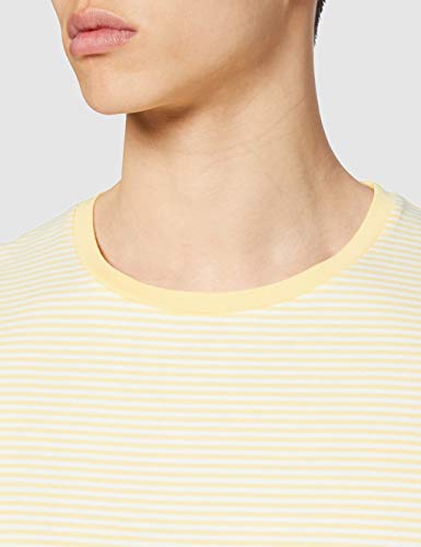 Hackett London Boat Stripe tee Camiseta, 016sunset, L para Hombre