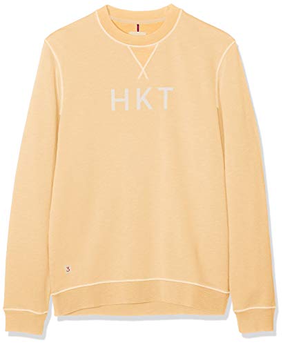 Hackett London HKT Crew Sudadera, Oro (099 oro 099), L para Hombre