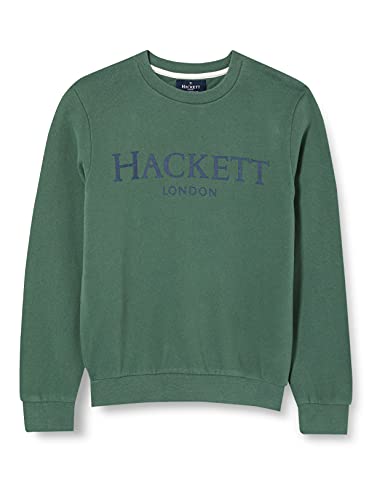 Hackett London Logo Crew Y Jersey, 665green, 9 años para Niños