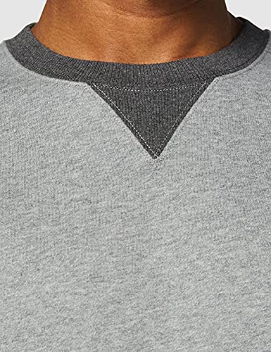 Hackett London Refined Crew Jersey, 933grey Marl, M para Hombre