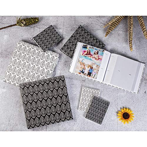 Hama La Fleur Negro álbum de Foto y Protector - Álbum de fotografía (Negro, 100 Hojas, 10 x 15, 200 Hojas, 225 mm, 225 mm)