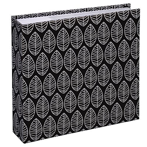 Hama La Fleur Negro álbum de Foto y Protector - Álbum de fotografía (Negro, 100 Hojas, 10 x 15, 200 Hojas, 225 mm, 225 mm)