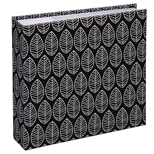 Hama La Fleur Negro álbum de Foto y Protector - Álbum de fotografía (Negro, 100 Hojas, 10 x 15, 200 Hojas, 225 mm, 225 mm)