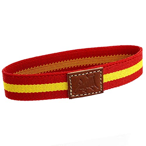 HAND-PRO Pulsera España Hombre Elastica Pulsera españa Cuero Pulsera badnera españa Cinta Bandera españa