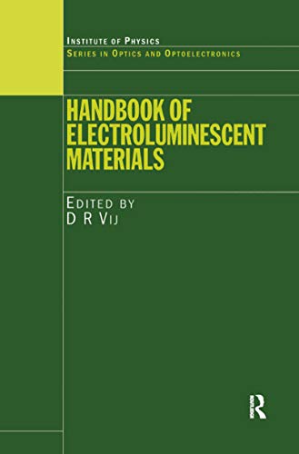 Handbook of Electroluminescent Materials (Series in Optics and Optoelectronics) (English Edition)
