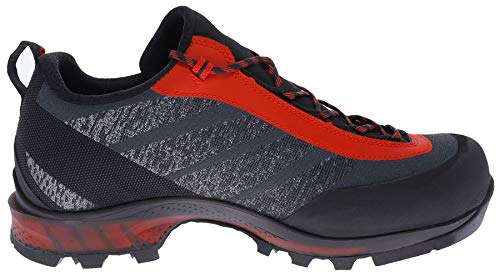 Hanwag Ferrata GTX Low-Cut 2021 - Zapatillas para hombre, color gris y rojo, negro y rojo, 45 EU