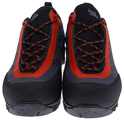 Hanwag Ferrata GTX Low-Cut 2021 - Zapatillas para hombre, color gris y rojo, negro y rojo, 45 EU