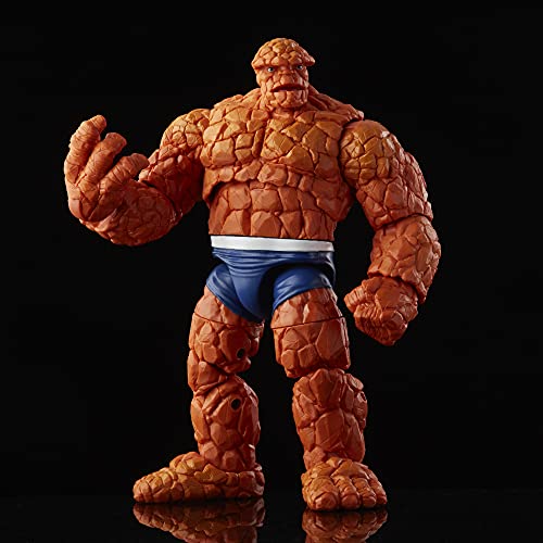 Hasbro Marvel Legends Series Retro Fantastic Four - Figura Coleccionable de La Mole de 15 cm - 1 Accesorio