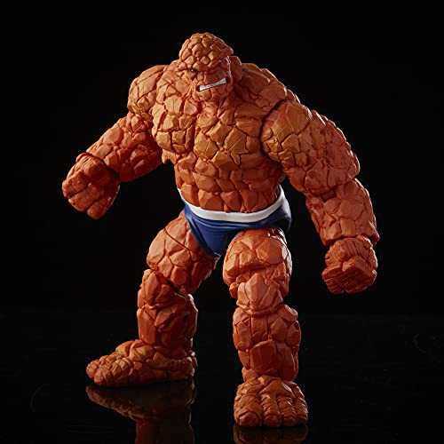 Hasbro Marvel Legends Series Retro Fantastic Four - Figura Coleccionable de La Mole de 15 cm - 1 Accesorio