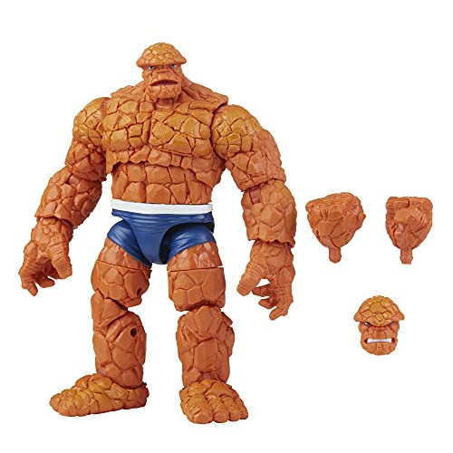 Hasbro Marvel Legends Series Retro Fantastic Four - Figura Coleccionable de La Mole de 15 cm - 1 Accesorio