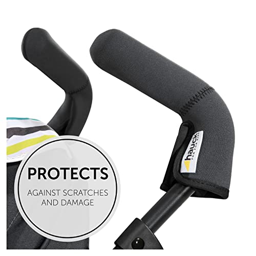 Hauck Handle Me 2 - Funda de espuma protectora para empuñadura silla de paseo, material neopreno, silla de paseo, 17.5 x 5.5 cm, gris