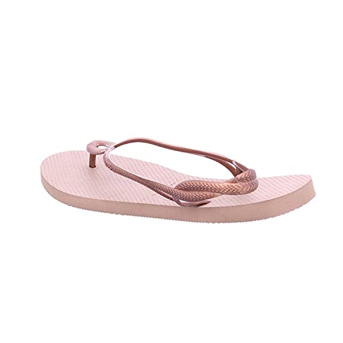 Havaianas Luna Sandalias, Mujer, Dorado (Rose Gold/Rose Gold 5282), 41/42 EU