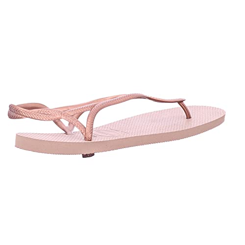 Havaianas Luna Sandalias, Mujer, Dorado (Rose Gold/Rose Gold 5282), 41/42 EU