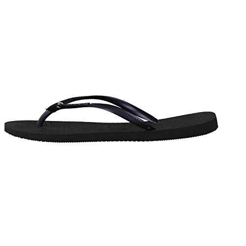 Havaianas Slim Crystal Glamour SW, Sandalias Flip-Flop para Mujer, Negro (Black), 37/38 EU