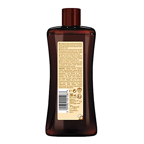 Hawaiian Tropic Aceite Solar SPF 0 - Aceite Bronceador Solar Sin Protección, acelerador del bronceado Fragancia Tropical - 200 ml