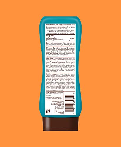 HAWAIIAN Tropic Lotion Island Sport Spf 30 - Crema Solar, Verde, 180 Mililitros