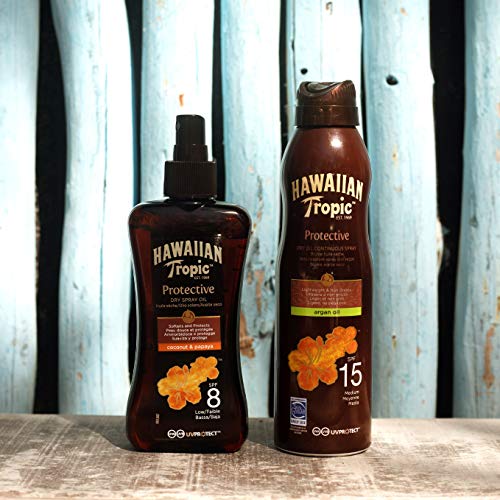 Hawaiian Tropic - Protective Dry Oil Spray - Aceite bronceador - 200 ml