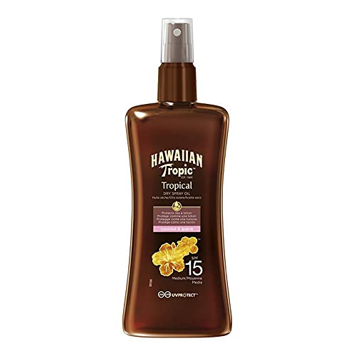 Hawaiian Tropic - Protective Dry Oil Spray - Aceite bronceador - 200 ml