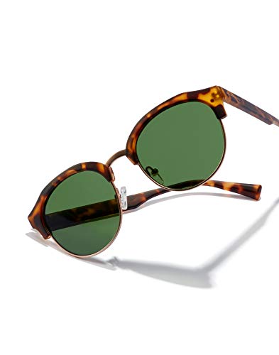 HAWKERS · Gafas de sol CLASSIC ROUNDED para hombre y mujer · GREEN