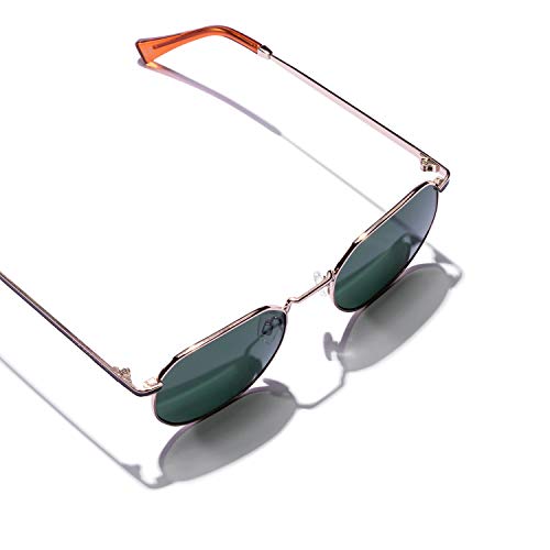 HAWKERS · Gafas de sol SIXGON para hombre y mujer · GOLD · BOTTLE GREEN