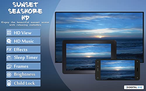 HD Sunset Seashore HD gratis: disfrute del hermoso paisaje en su televisor HDR 4K, TV 8K y dispositivos de fuego como fondo de pantalla, decoración para las vacaciones de Navidad, tema de mediación y
