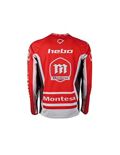 He2163 - Camiseta Trial Offroad montesa Classic III Color Rojo Talla XL