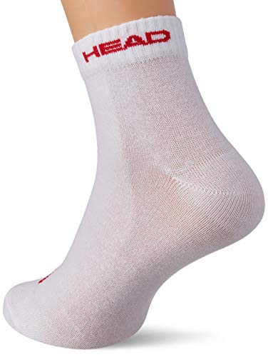 Head Performance Crew Socks (3 Pack) Calcetines, Grey Melange, 43/46 Unisex Adulto