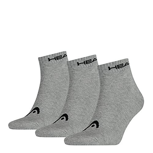 Head Quarter 3p Calcetines, Gris, 39/42 (Pack de 3) para Hombre