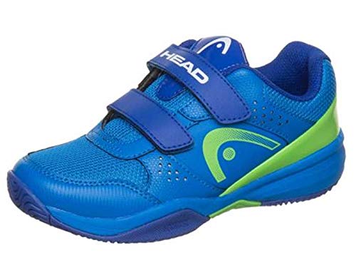 Head Sprint Velcro Junior 2.0 Zapatillas de Tenis Unisex Niños, Azul (Blue/green), 33 EU (1 UK)