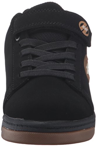 HEELYS Dual Up 770582 - Zapatos dos ruedas para niños, Black/gum, 34 EU