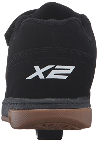 HEELYS Dual Up 770582 - Zapatos dos ruedas para niños, Black/gum, 34 EU