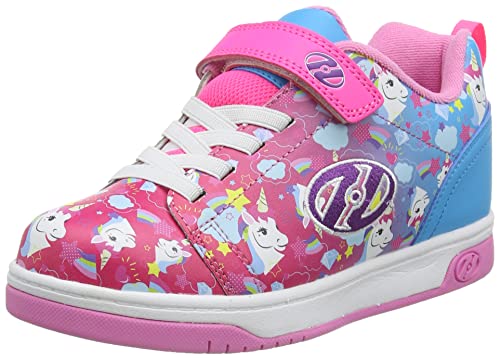 Heelys HLY-G2W-1636, Zapatos con Ruedas, Neon Pink Cyan Purple Unicorn, 36 EU