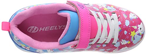 Heelys HLY-G2W-1636, Zapatos con Ruedas, Neon Pink Cyan Purple Unicorn, 36 EU