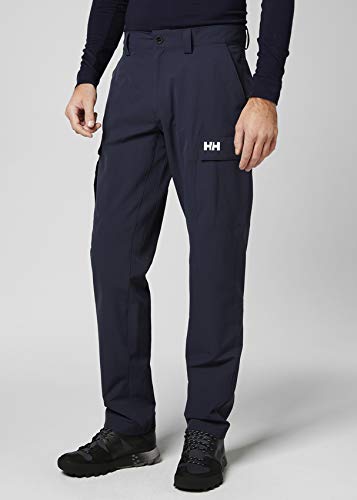 Helly Hansen HH Secado Rápido Softshell Pantalones De Carga, Azul (Navy), 36 para Hombre