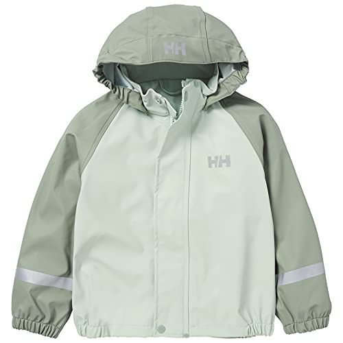 Helly Hansen K Bergen Pu Rainset - Chaqueta para niños de 2 años, color eucalipto