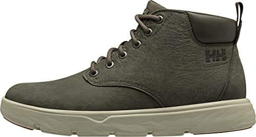 Helly Hansen Pinehurst Leather, Zapatillas Hombre, Bungee-Espresso, 42 EU