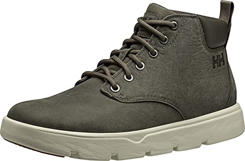 Helly Hansen Pinehurst Leather, Zapatillas Hombre, Bungee-Espresso, 42 EU