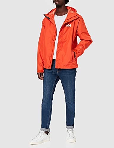 Helly Hansen Seven Jacket - Chaqueta para hombre, Hombre, Chaqueta para hombre, 62047, Patrulla Naranja, L