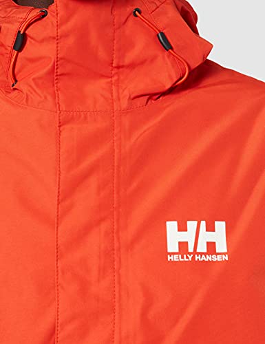 Helly Hansen Seven Jacket - Chaqueta para hombre, Hombre, Chaqueta para hombre, 62047, Patrulla Naranja, L