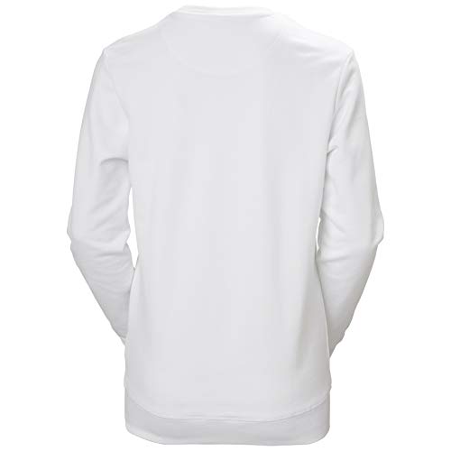 Helly Hansen Sport Modelo W HH Logo Crew Sweat, 001 White, XS