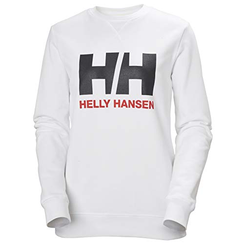 Helly Hansen Sport Modelo W HH Logo Crew Sweat, 001 White, XS
