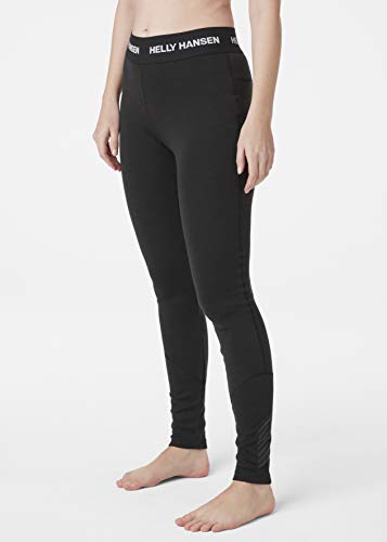 Helly Hansen W Lifa Merino Midweight Pant Pantalon, Mujer, Black, S