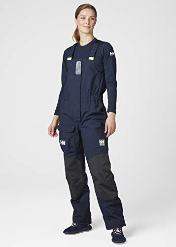 Helly Hansen W Pier Bib Pantalon Con Tirantes, Mujer, Navy, XL