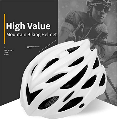 Helmets Casco de Bicicleta, MTB para Hombre y Mujer, Ajustable,Casco Bicicleta con luz, Certificación CE, para Montar Ski Snowboard Unisex Cascos Bici Adultos