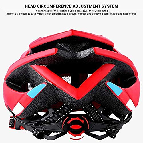 Helmets Casco de Bicicleta,MTB para Hombre y Mujer, Ajustable,Casco Bicicleta con Luz LED,Casco Bici con CE Certifiacdo,para Ciclismo de Montaña Motocicleta