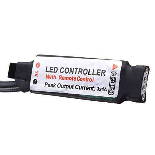 HEQIE-YONGP 44 Clave USB Control Remoto para RGB LED Luz de Tira PC DE TV Atrás