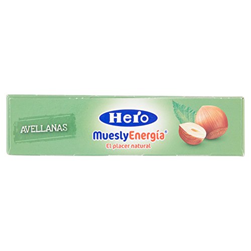 Hero Muesly Energía Barritas Crujientes de Avellanas Pack 5 Cajas de 6x25 g