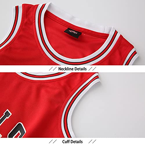 HGFDSA Conjunto De Camiseta De Baloncesto Infantil, Chaleco Sin Mangas para Niños, para Uniformes del Equipo De Niños De 4 a 12 Años, Tejido Transpirable Fresco,Warriors Blue no. 30,S