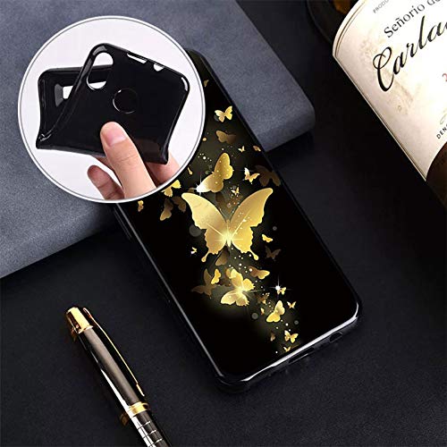 HHUAN Funda para SFR Altice S33 (5.7") Negro Cover y 2 Pack Protector de Pantalla Suave Silicone Caso TPU Case Carcasa + Película Protectora para SFR Altice S33 - WMA30